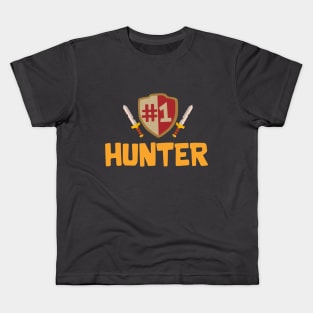 #1 hunter Kids T-Shirt